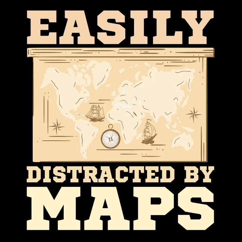 Easily distracted by maps geography mapping