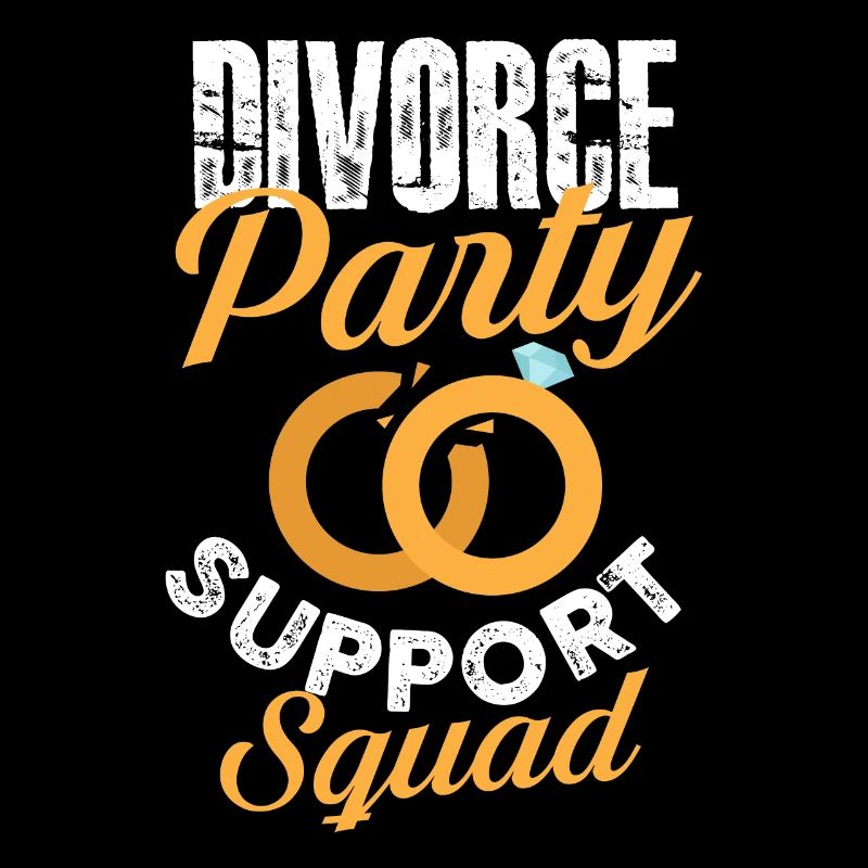 divorce party support squad Design for a divorce