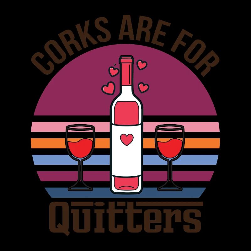 Corks are for drinking wine night for