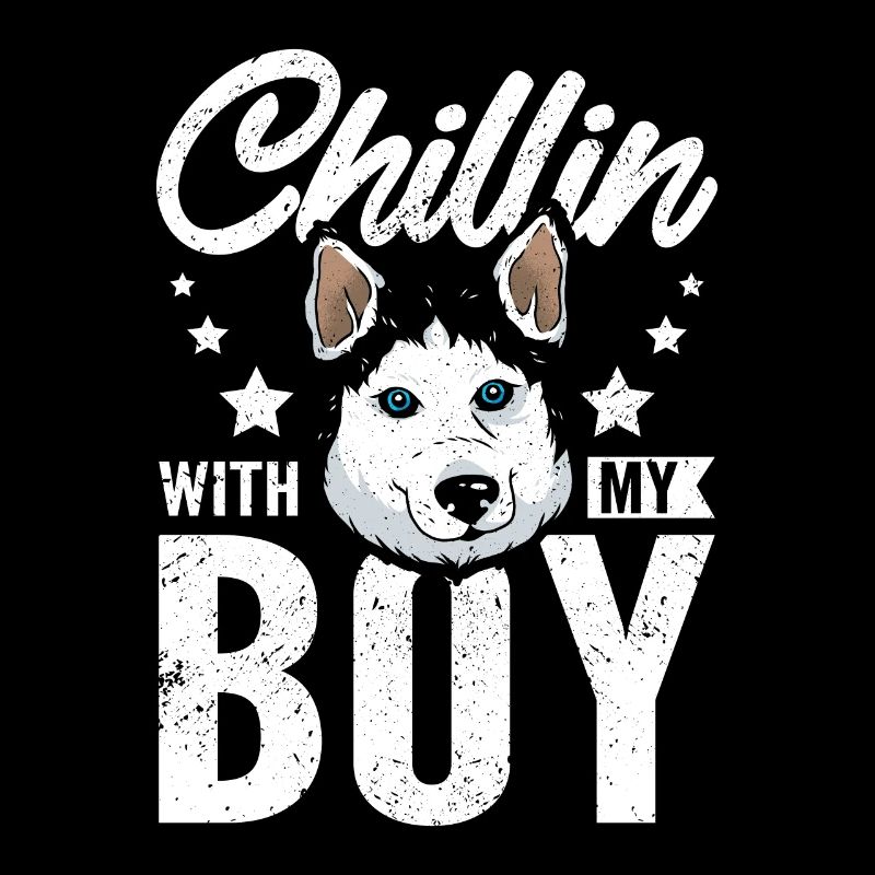Chillin avec mon garçon, husky sibérien