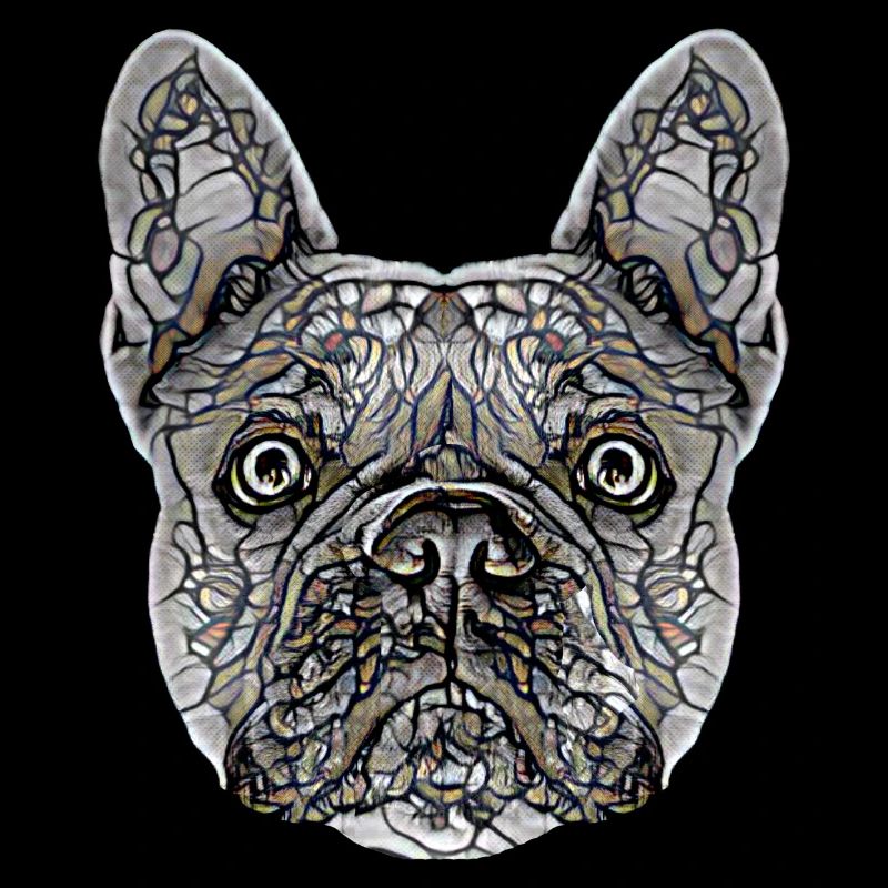 Français Visage de bouledogue
