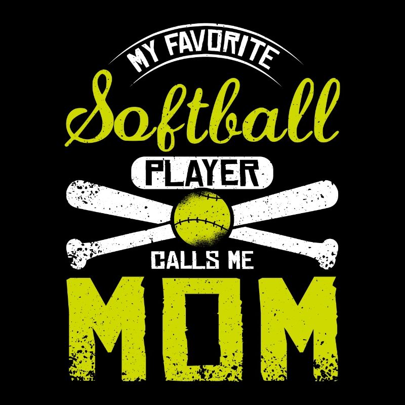 Ma joueuse de softball préférée m’appelle maman