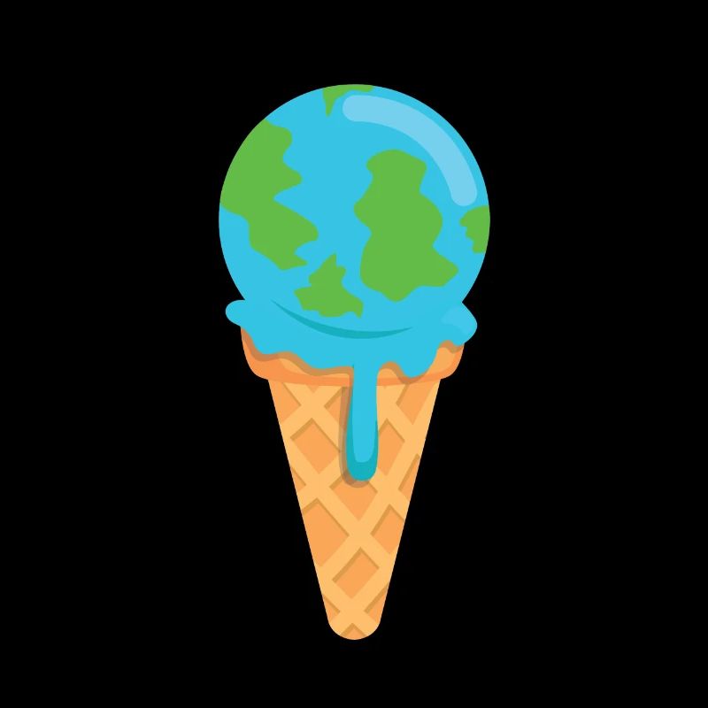 Eis Erde schmelzen