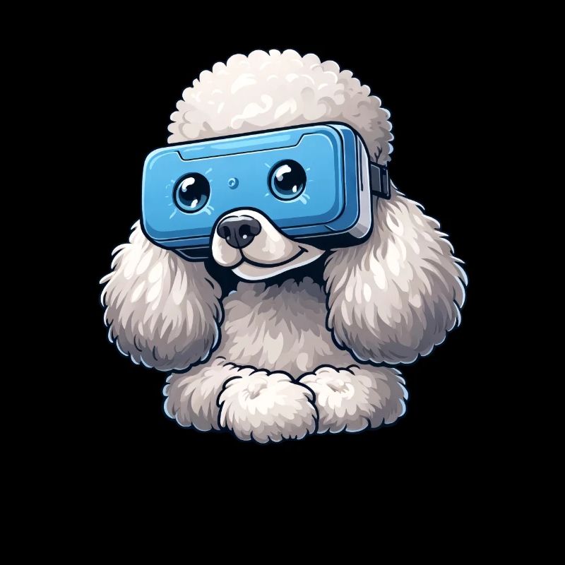 Poodle VR Gamers: Virtual Worlds Explorers