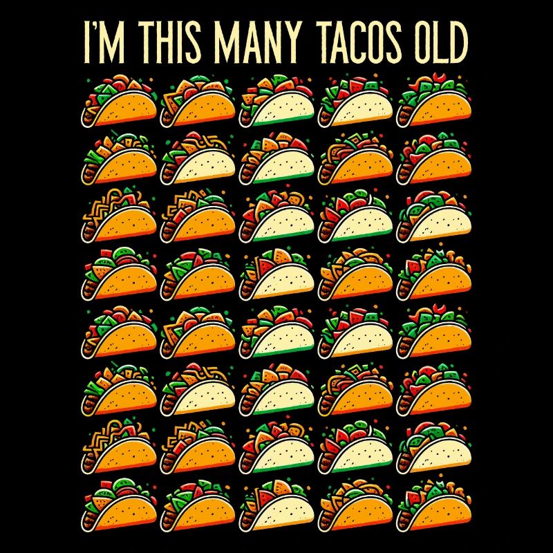40. Geburtstag Geschenkidee Vierzig Tacos Lustig