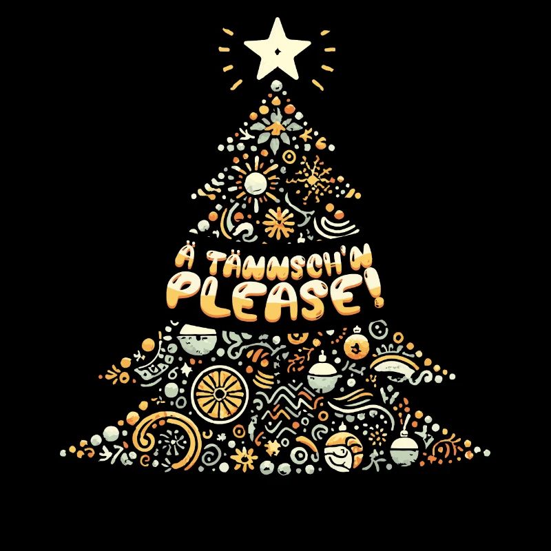 Weihnachten Lustiger Spruch Ä Tännsch'n Please