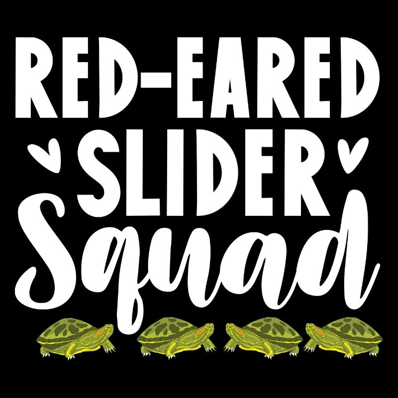 Red-Eared Slider Squad Reptile Pet Turtle
