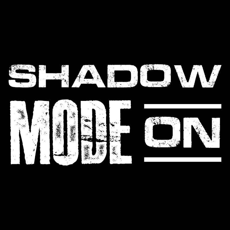 shadow mode on Design for a backstage worker