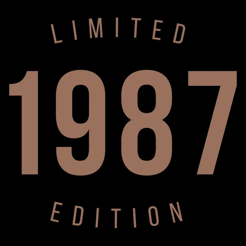 1987 édition limitée Style rétro cadeau d’anniversaire