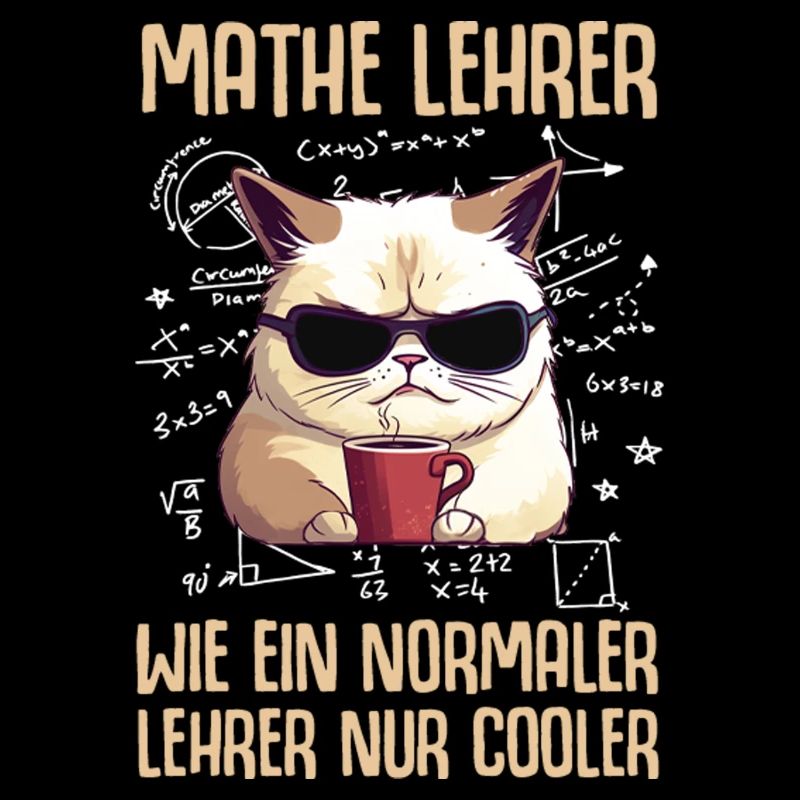 Professeur de mathématiques comme un professeur normal
