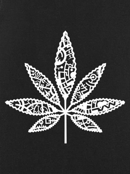 Hanfblatt_weiss