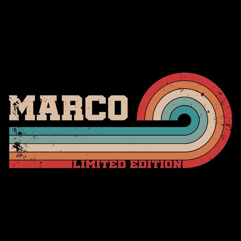 Marco Nom I Retro Prénom Cool