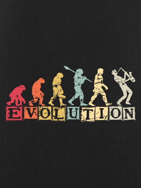 Evolution Saxophone Musician Saxophonist