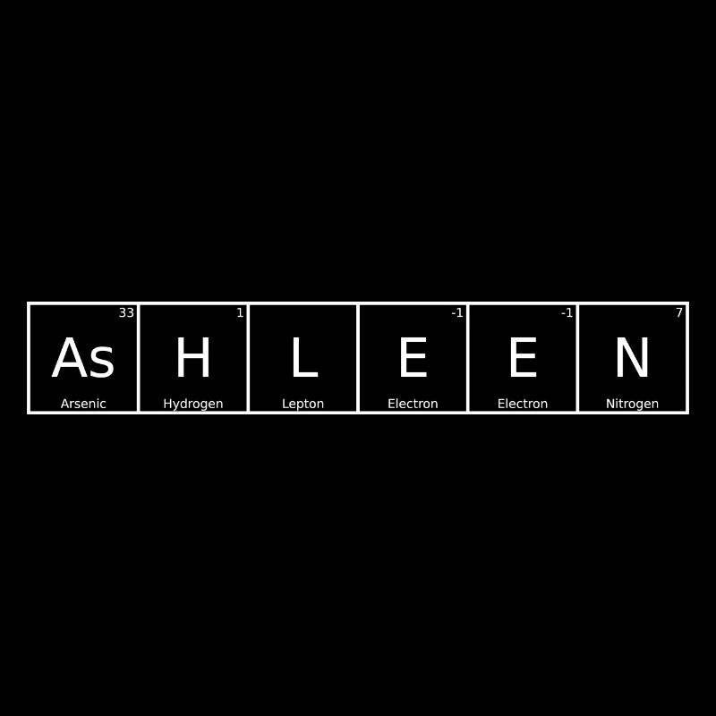 Ashleen Nom Prénom Chimie Élément du tableau périodique