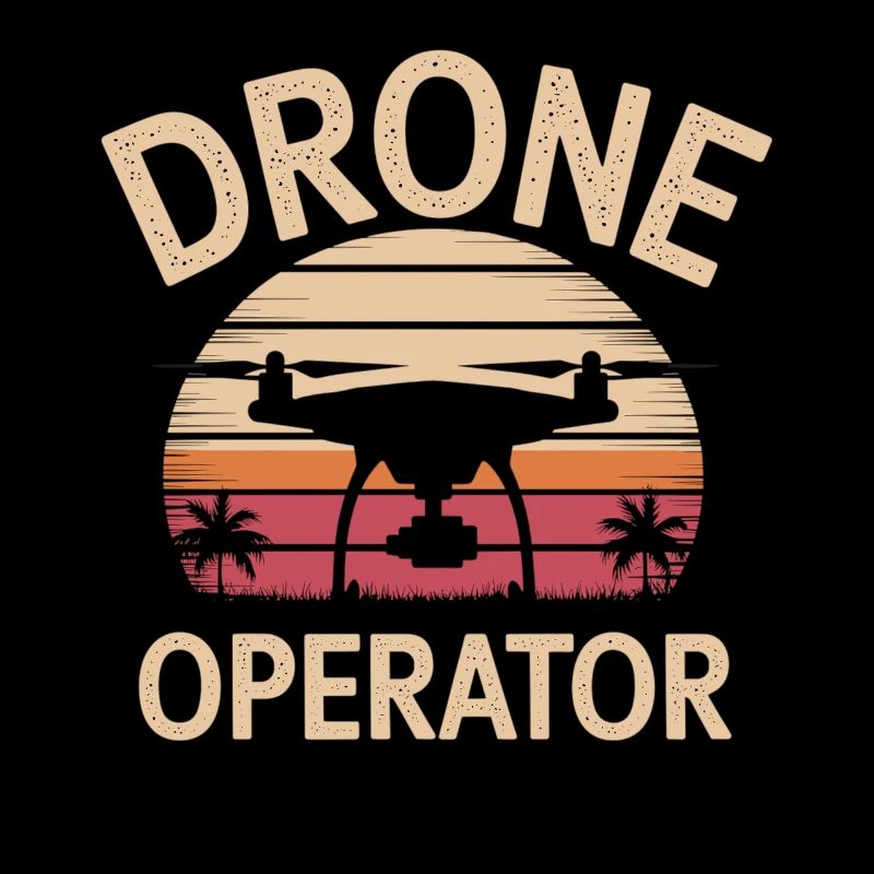 Pilote de drone look rétro