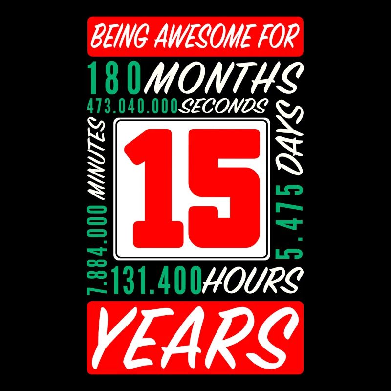 Adolescent 15 Ans Anniversaire Mois Heures