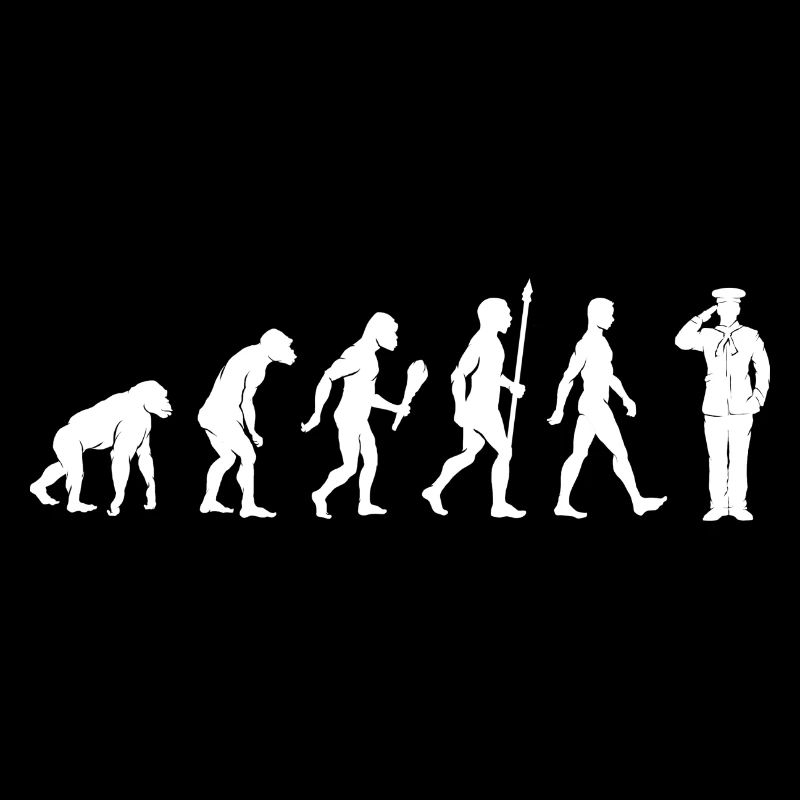 Lustige Seemann Evolution Matrose Geschenkidee