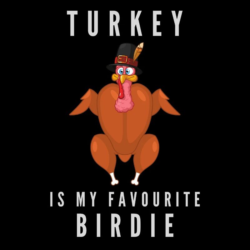 La dinde est mes vacances préférées pour Birdie Thansgiving