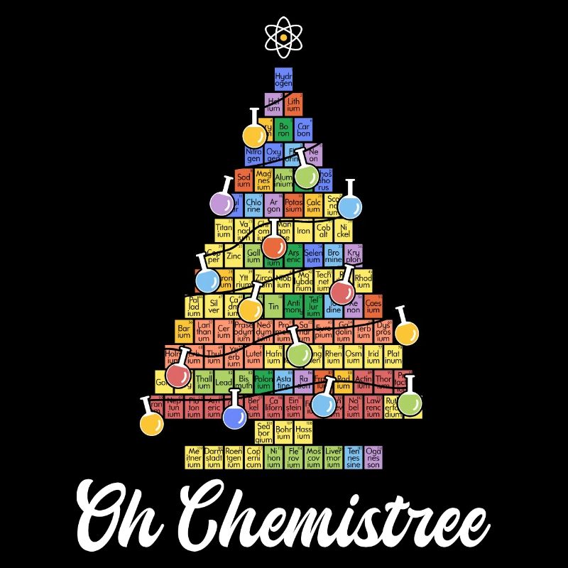 Oh Chemistree - arbre de Noël coloré des éléments