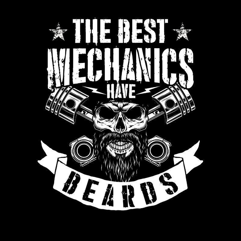 The best mechanics have beards | gift