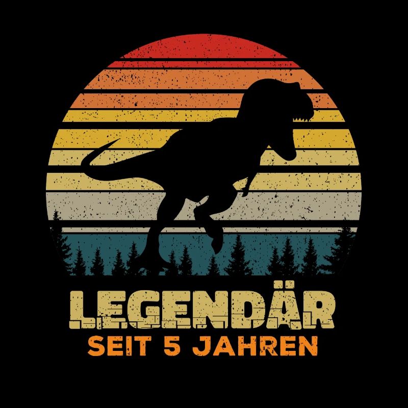 5. Geburtstag Dinosaurier T-Rex Junge Geschenk