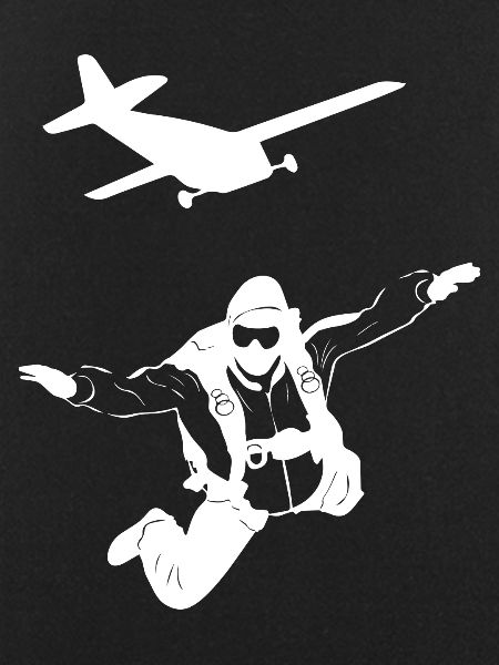 glider parachute drone