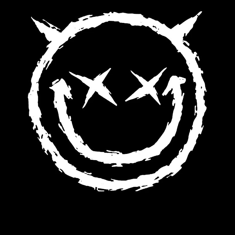 Bad Evil with Horns White