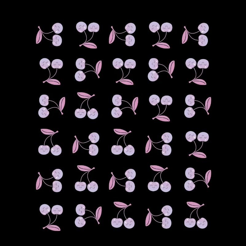 Pattern Kawaii Cherries