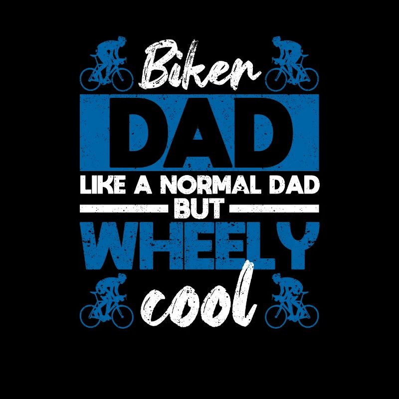 Biker-Dad wie ein normaler Dad, aber mit einem