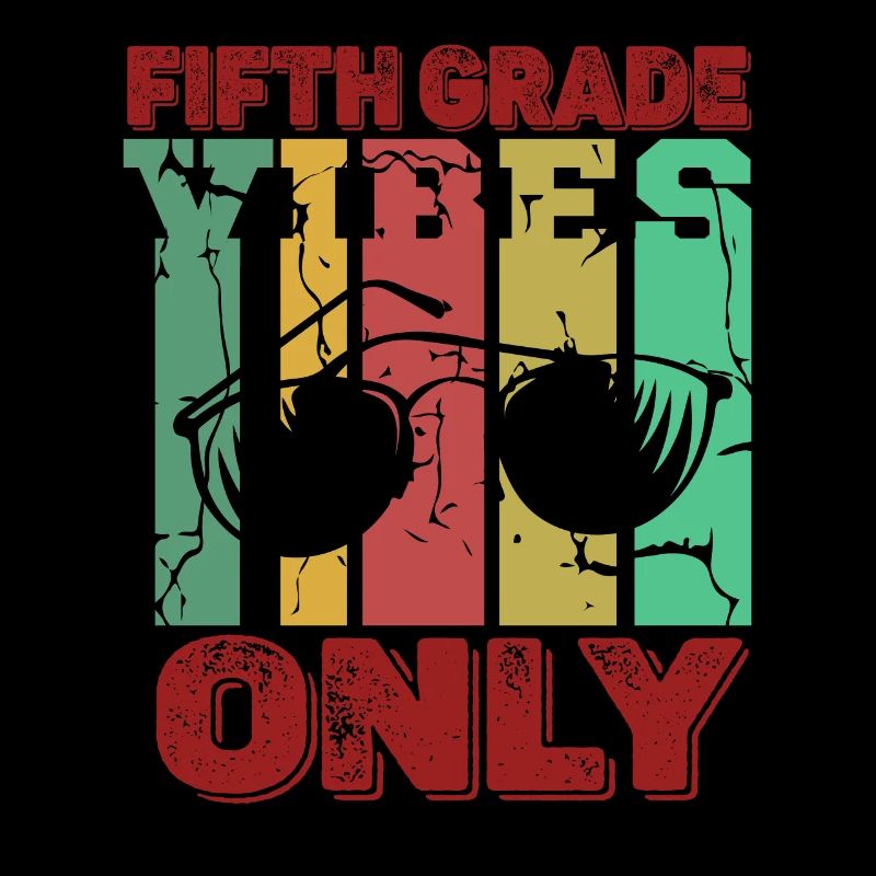 Fifth Grade Vibes 5th Grade Retro Back To School