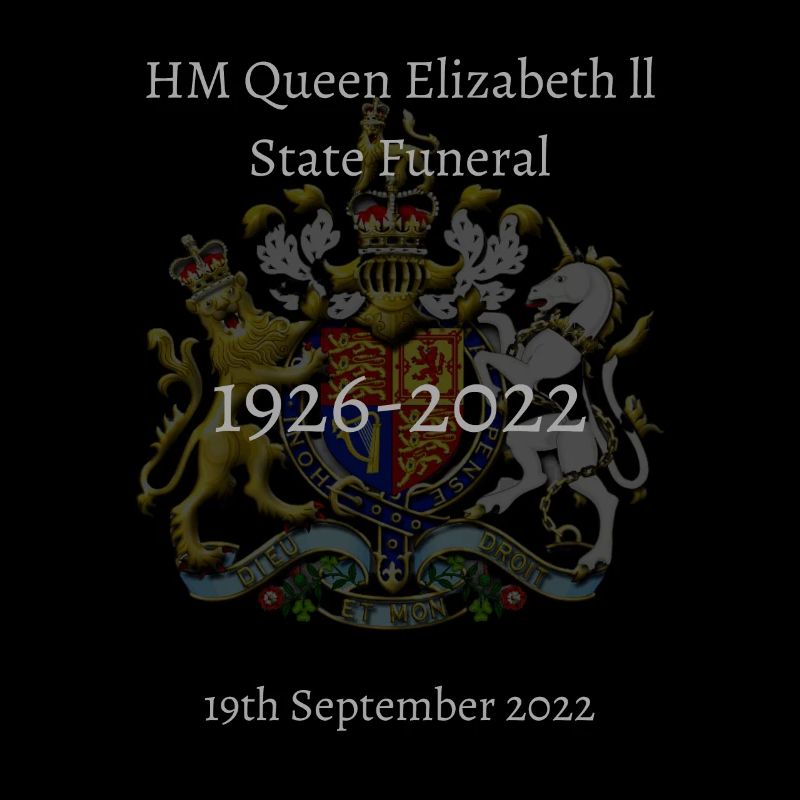 HM Queen Elizabeth ll State Funeral Commemorative