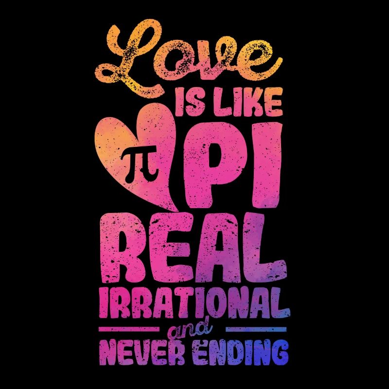 L’amour est comme le du professeur de mathématiques Pi Day