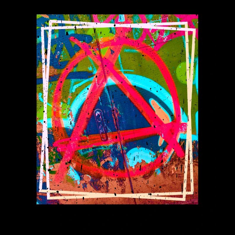 Anarchy Graffiti Colorful