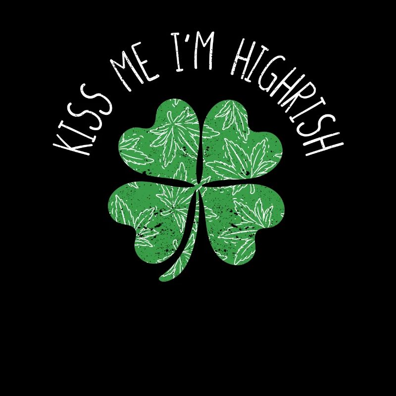 Embrasse-moi à Highrish Irish St Patrick’s Day Grass