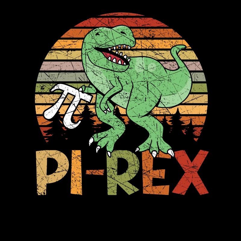 Pi-Rex Dinosaurier Mathematiklehrer Mathematiker Pi Day
