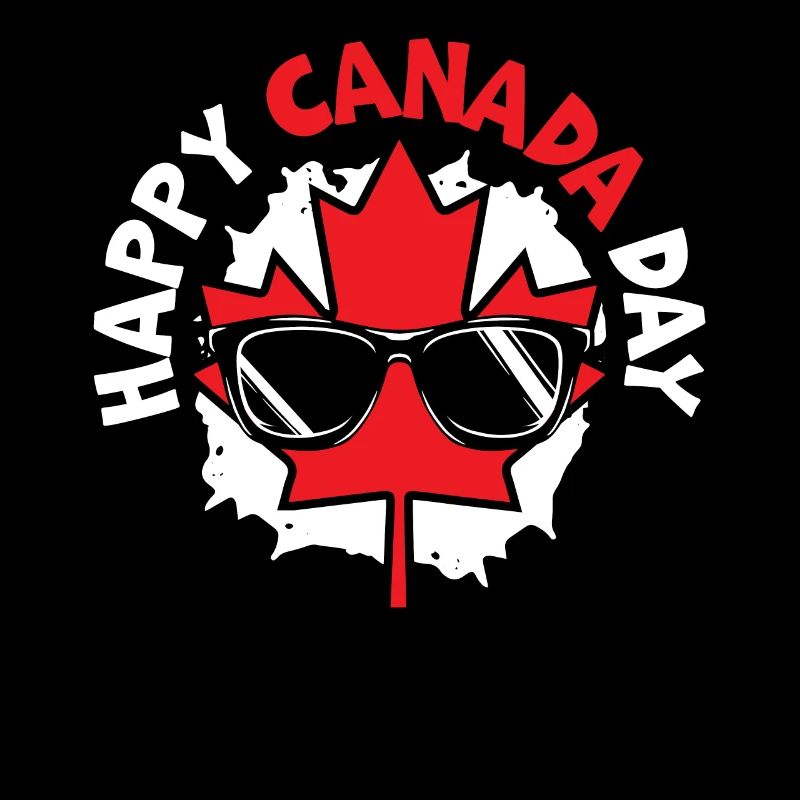 Happy Canada Day Canadian Canada Flag Maple Leaf
