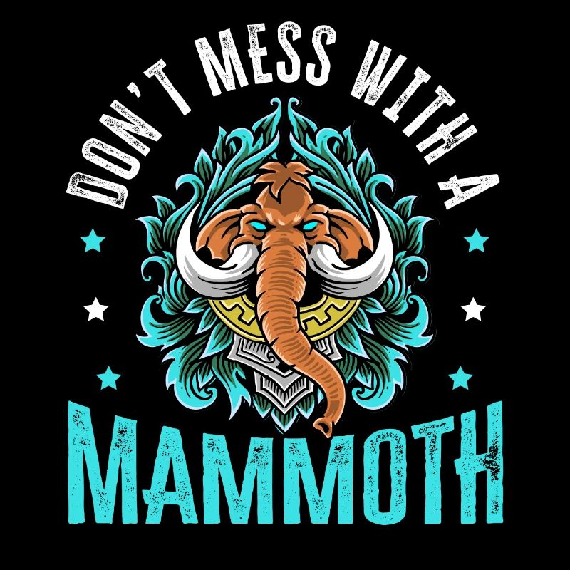 Mammoth Elephant Wildlife Extinct Animal Lover