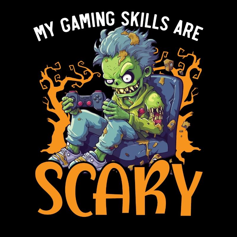 Gaming Halloween Süßes oder Saures Gamer Videospiel