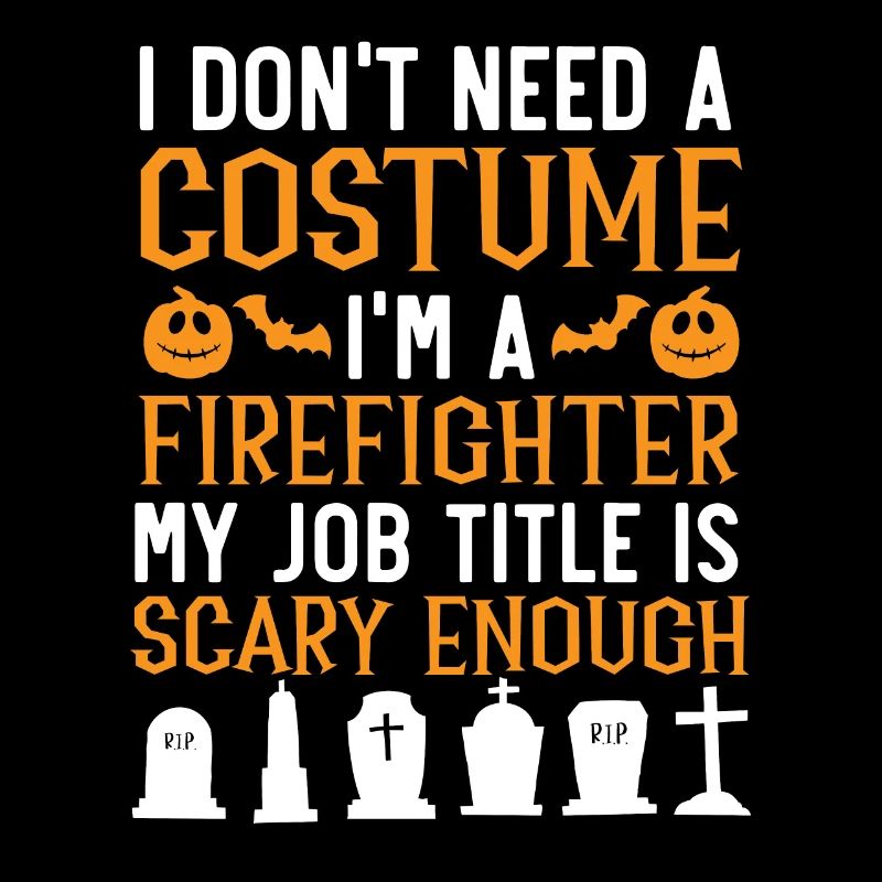 Feuerwehrmann Halloween Süßes oder Saures Feuerwehrmann