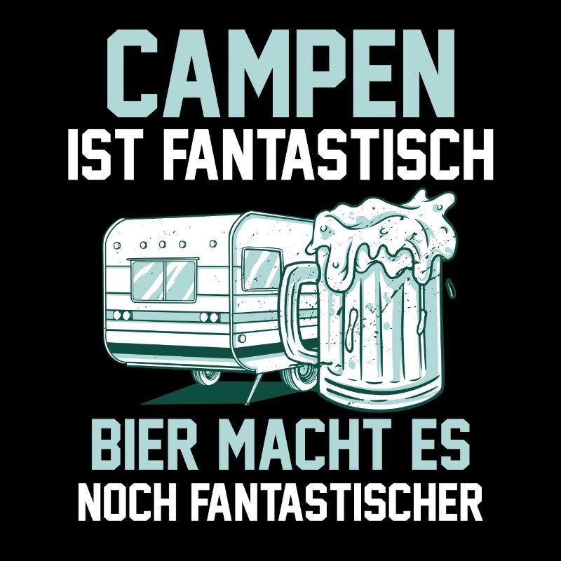 Wohnmobil Wohnwagen Bier Camping Camper