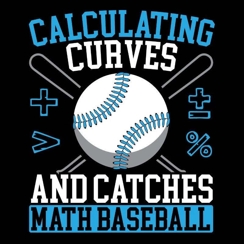 Baseball Math Lover Mathematician Baseball Player