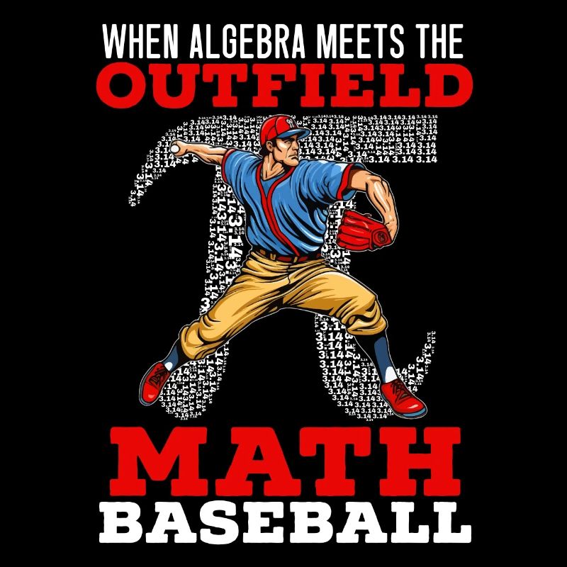 Baseball Math Lover Mathematician Baseball Player