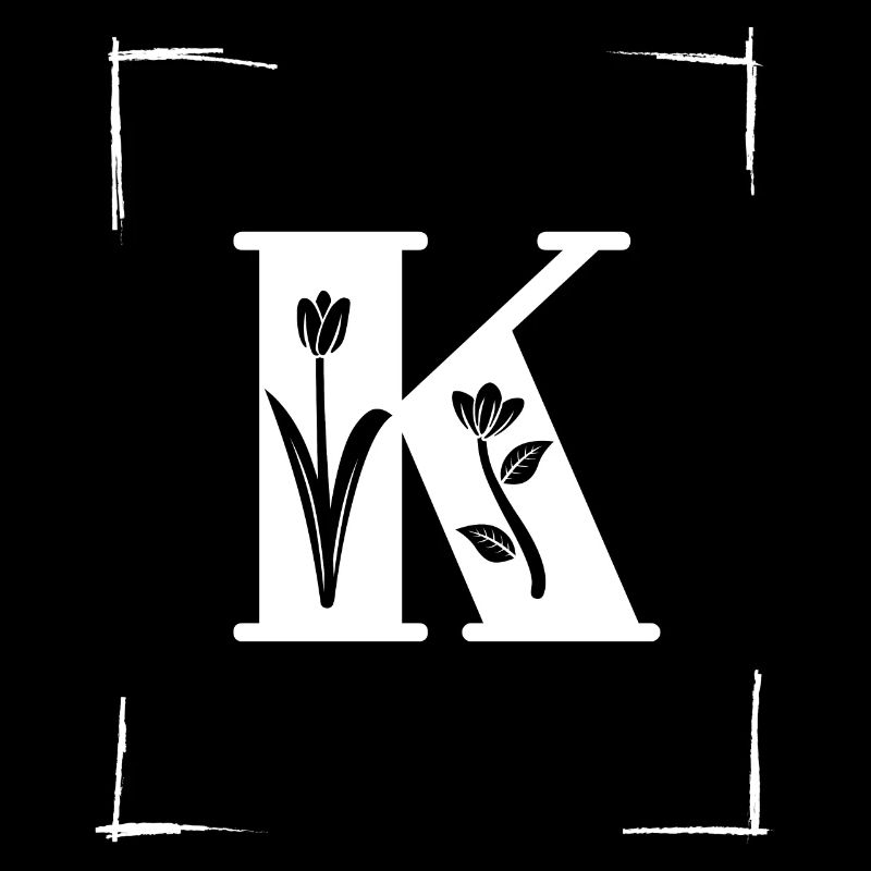 letter K initial