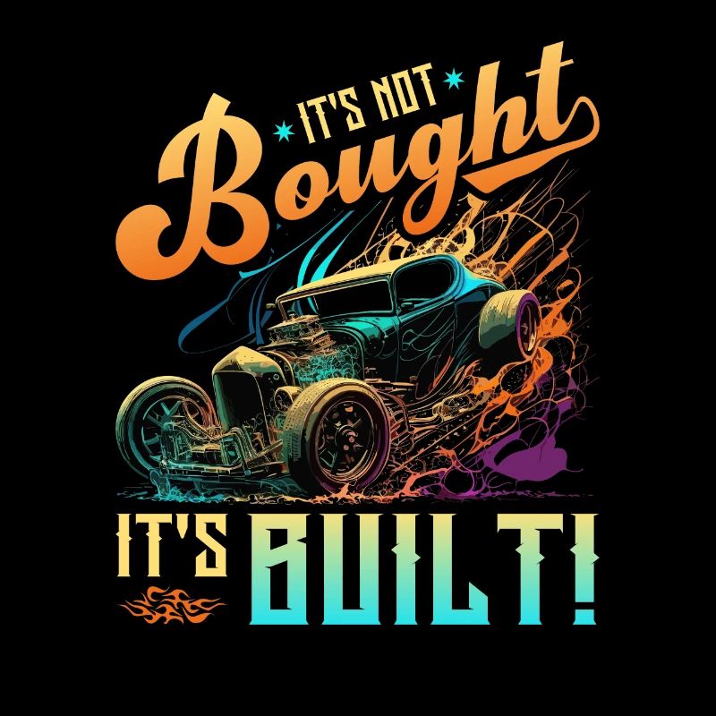Hot Rod, Its Not Bought Its Built, Muscle Car Rat