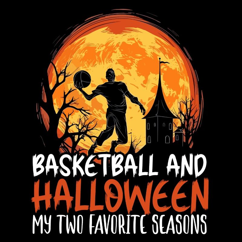 Basketball Halloween Süßes oder Saures Gruseliger Baller