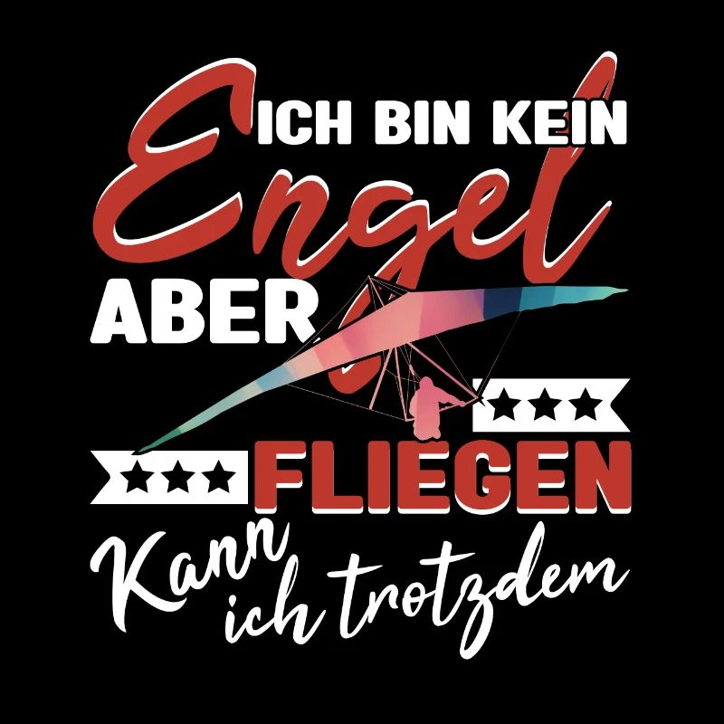 Drachenflieger Hängegeleiter Bin kein Engel