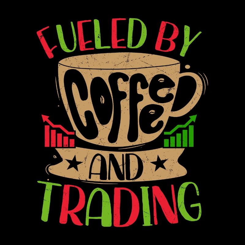 Alimenté par le café et le trading Trader du marché boursier I