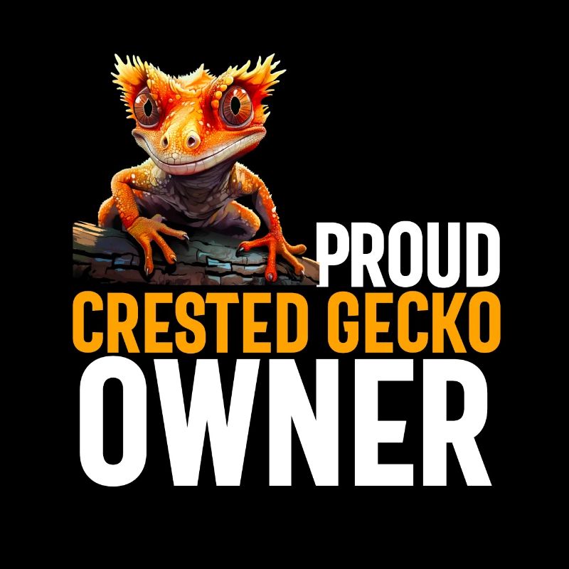 Crested Gecko Men Women Lizard Eyelash Gecko