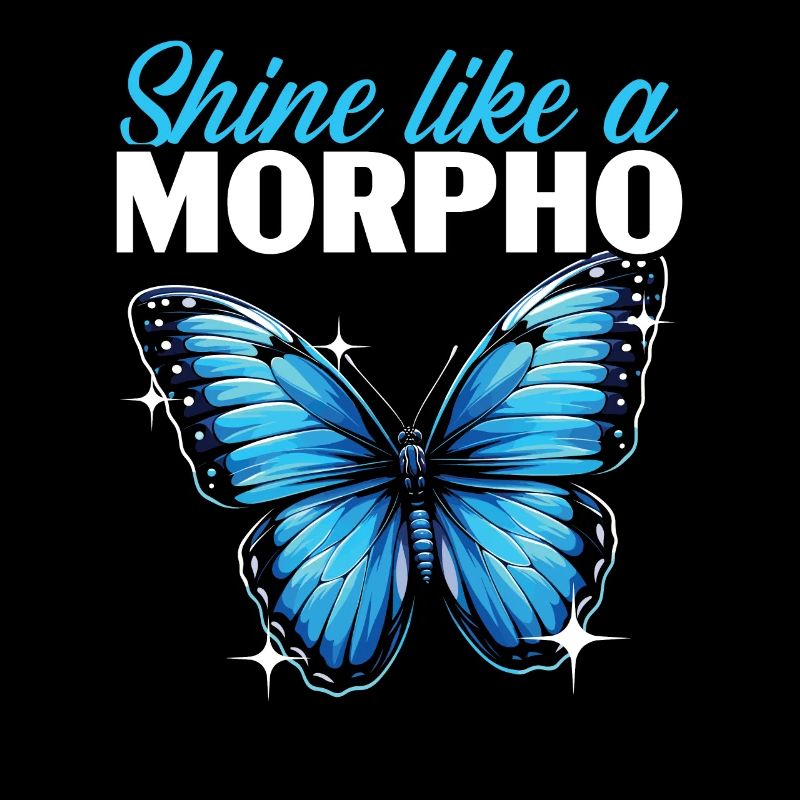 Papillon amoureux insecte insecte bleu Morpho papillon