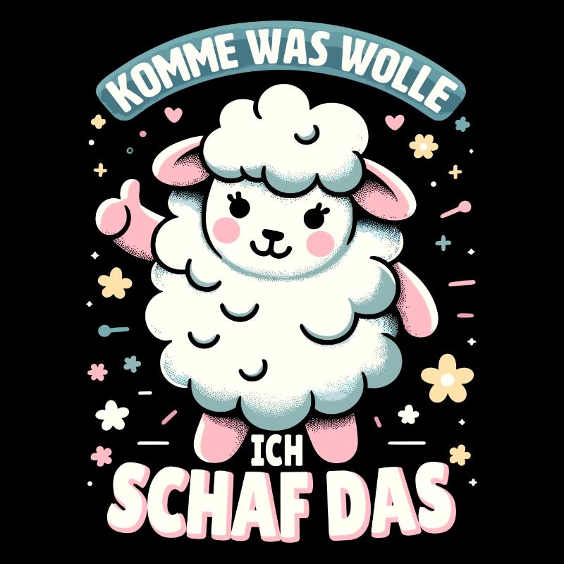 Schaf Motivation Prüfung Glück Spruch Geschenk